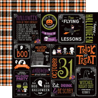 Echo Park - I Love Halloween Collection - 12 x 12 Double Sided Paper - Halloween Party