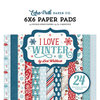 Echo Park - I Love Winter Collection - 6 x 6 Paper Pad