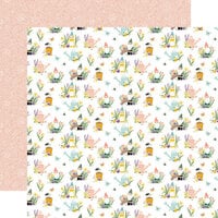 Echo Park - It's Spring Time Collection - 12 x 12 Double Sided Paper - Happy Garden