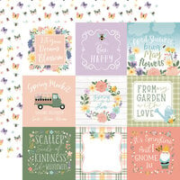 Echo Park - It's Spring Time Collection - 12 x 12 Double Sided Paper - 4 x 4 Journaling Cards