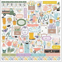 Echo Park - It's Spring Time Collection - 12 x 12 Cardstock Stickers - Elements