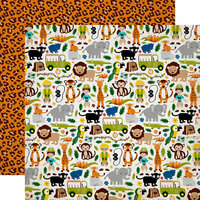 Echo Park - Jungle Safari Collection - 12 x 12 Double Sided Paper - Jungle Adventure
