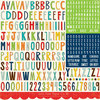 Echo Park - Little Boy Collection - 12 x 12 Cardstock Stickers - Alphabet