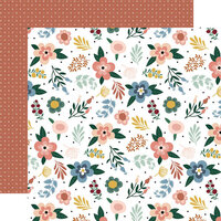 Echo Park - Let's Create Collection - 12 x 12 Double Sided Paper - Fresh Flowers