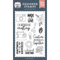Echo Park - Let's Create Collection - Clear Photopolymer Stamps - I Heart Crafting