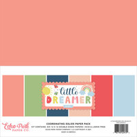 Echo Park - Little Dreamer Girl Collection - 12 x 12 Paper Pack - Solids