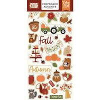 Echo Park - I Love Fall Collection - Chipboard Embellishments - Accents