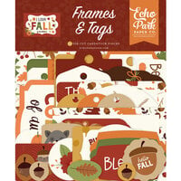 Echo Park - I Love Fall Collection - Ephemera - Frames and Tags