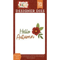 Echo Park - I Love Fall Collection - Designer Dies - Hello Autumn Floral