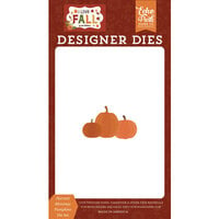 Echo Park - I Love Fall Collection - Designer Dies - Harvest Blessings Pumpkins
