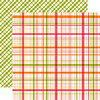 Echo Park - Little Girl Collection - 12 x 12 Double Sided Paper - Madison Plaid