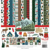Echo Park - Let's Go Camping Collection - 12 x 12 Collection Kit