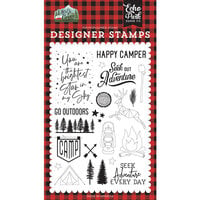 Echo Park - Let's Go Camping Collection - Clear Photopolymer Stamps - Seek Out Adventure