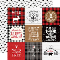Echo Park - Little Lumberjack Collection - 12 x 12 Double Sided Paper - 4 x 4 Journaling Cards