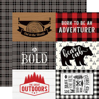 Echo Park - Little Lumberjack Collection - 12 x 12 Double Sided Paper - 4 x 6 Journaling Cards