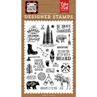 Echo Park - Little Lumberjack Collection - Clear Photopolymer Stamps - Be Brave