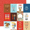 Echo Park - I Love My Dog Collection - 12 x 12 Double Sided Paper - 3 x 4 Journaling Cards