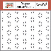 Echo Park - Let's Take The Trip Collection - 6 x 6 Stencils - Let's Go Geometric