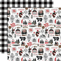Echo Park - Let's Lumberjack Collection - 12 x 12 Double Sided Paper - Wild and Free