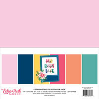 Echo Park - My Best Life Collection - 12 x 12 Paper Pack - Solids