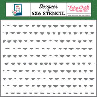 Echo Park - My Best Life Collection - 6 x 6 Stencils - Quirky Triangles