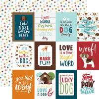 Echo Park - My Dog Collection - 12 x 12 Double Sided Paper - 3 x 4 Journaling Cards