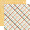 Echo Park - Made From Scratch Collection - 12 x 12 Double Sided Paper - Country Plaid