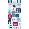 Echo Park - My Favorite Winter Collection - Christmas - Chipboard Stickers - Phrases