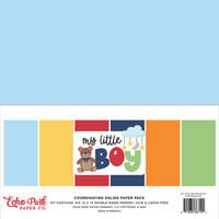 Echo Park - My Little Boy Collection - 12 x 12 Paper Pack - Solids