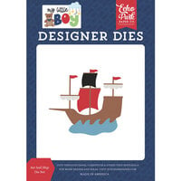 Echo Park - My Little Boy Collection - Designer Dies - Set Sail Ship