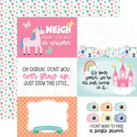Echo Park - My Little Girl Collection - 12 x 12 Double Sided Paper - 6 x 4 Journaling Cards