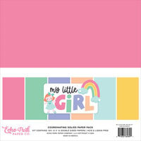 Echo Park - My Little Girl Collection - 12 x 12 Paper Pack - Solids