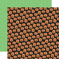 Echo Park - Monster Mash Collection - 12 x 12 Double Sided Paper - Faces Of Halloween