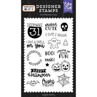 Echo Park - Monster Mash Collection - Clear Photopolymer Stamps - 2 Cute 2 Spook