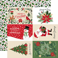 Echo Park - The Magic of Christmas Collection - 12 x 12 Double Sided Paper - 4 x 6 Journaling Cards