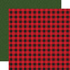 Echo Park - The Magic of Christmas Collection - 12 x 12 Double Sided Paper - Magic of Plaid