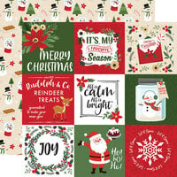 Echo Park - The Magic of Christmas Collection - 12 x 12 Double Sided Paper - 4 x 4 Journaling Cards