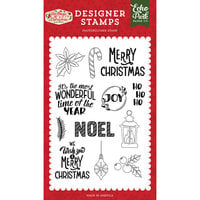 Echo Park - The Magic of Christmas Collection - Clear Photopolymer Stamps - Ho Ho Ho