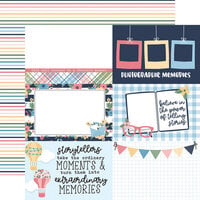 Echo Park - Our Story Matters Collection - 12 x 12 Double Sided Paper - 4 x 6 Journaling Cards