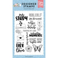 Echo Park - Our Story Matters Collection - Clear Photopolymer Stamps - Here For It
