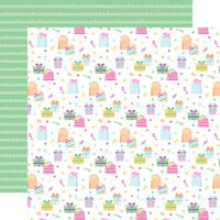 Echo Park - Make A Wish Birthday Girl Collection - 12 x 12 Double Sided Paper - Sweet Birthday Gifts