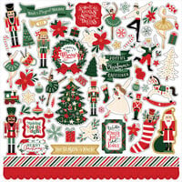 Echo Park - Nutcracker Christmas Collection - 12 x 12 Cardstock Stickers - Element