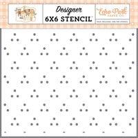Echo Park - Our Baby Collection - 6 x 6 Stencils - Baby Love Dots
