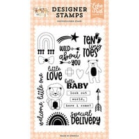 Echo Park - Our Baby Collection - Clear Photopolymer Stamps - Little Love