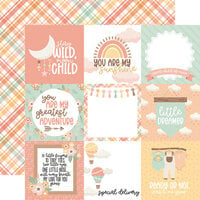 Echo Park - Our Baby Girl Collection - 12 x 12 Double Sided Paper - 4 x 4 Journaling Cards