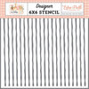 Echo Park - Our Baby Girl Collection - 6 x 6 Stencils - Sweet Baby Stripes