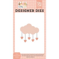 Echo Park - Our Baby Girl Collection - Designer Dies - Cloud Raining Hearts