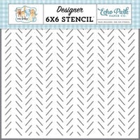 Echo Park - Our Baby Boy Collection - 6 x 6 Stencils - Darling Dashes