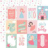 Echo Park - Our Little Princess Collection - 12 x 12 Double Sided Paper - 3 x 4 Journaling Cards