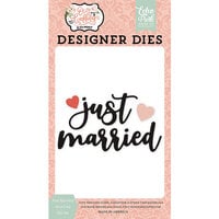 Echo Park - Our Wedding Collection - Designer Dies - Just Married Word Number 2